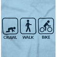 thumbnail image 2 of Crawl Walk Bike Street Sign Humor Romper Boys or Girls Infant Baby Brisco Brands 12M, 2 of 6