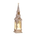 thumbnail image 3 of Decoración navideña iluminada, centros de mesa navideños, paisaje navideño, decoración luminosa para decoración de sala de estar , Capilla Blanca Macarena Centros de mesa, 3 of 8