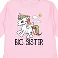 thumbnail image 4 of Inktastic Big Sister Unicorn Girls Long Sleeve Toddler T-Shirt, 4 of 5