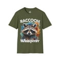thumbnail image 2 of Raccoon Whisperer - Funny Raccoons Lover Novelty Unisex Softstyle T-Shirt, 2 of 6