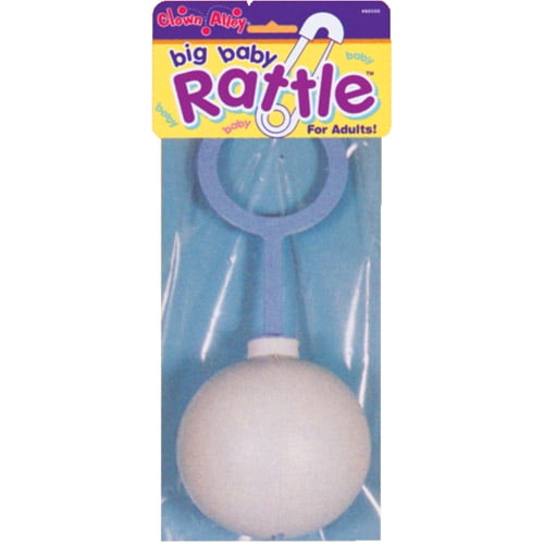 Blue Baby Rattle Halloween Accessory