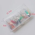 thumbnail image 2 of 10 unids girando spinner pesca señuelo cuchara lentejuelas metal cebo duro con agudos, 2 of 8