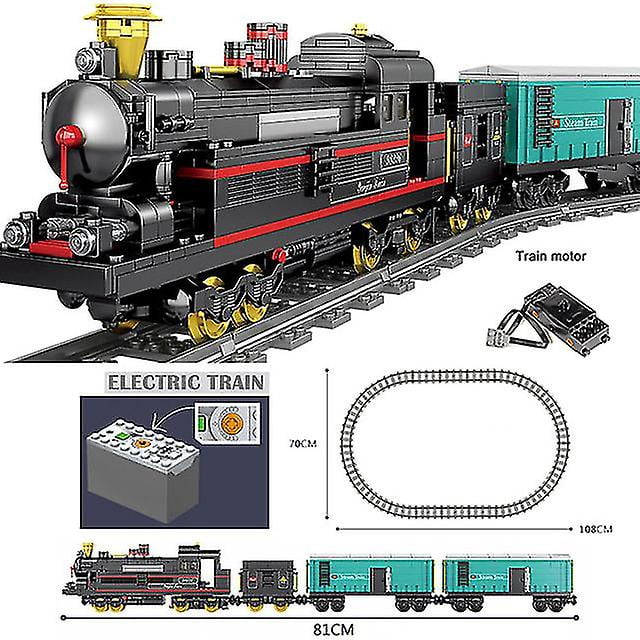 Train Sets Building Blocks | City Haul Train Heavy | New Train Set - New City -sebneei