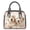 Beige-Golden Retriever Rose, variant on German Shepherd Printed Satchel Handbags for Women Floral Printed Crossbody Bag Satchel Clutch Shoulder Crossbody Top Handle Purse for Party Travel Walking