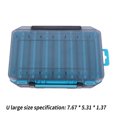 thumbnail image 2 of Toystoory Caja de señuelos de pesca con mango de doble cara, caja de recolección de cebo, cajas de almacenamiento, organizador de suministros, Pescar Verde, 2 of 6