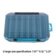 thumbnail image 4 of Eigraketly Caja de señuelos de pesca, caja de señuelos con mango de doble cara, organizador de suministros, accesorios portátiles, herramienta Pescar Azul, 4 of 6