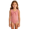 thumbnail image 3 of LILIYA Girls Bathing Suit Sun UPF 50+ Cute Two Piece Swimsuits For Girls With Ruffle Skirt And Rash Guard Top, 3 of 6