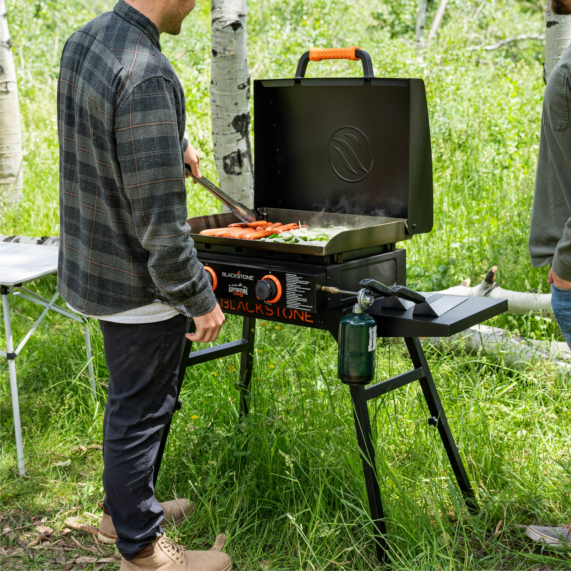 BlackstoneGriddle, 2-Burner 22" Propane Flat Top Grill with Stand, Black