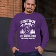 thumbnail image 4 of Bigfoot Dad Long Sleeve T-shirt More Squatchy Funny Daddy Sasquatch Dad Joke Outdoor Camping Father's Day Gift Idea, 4 of 7