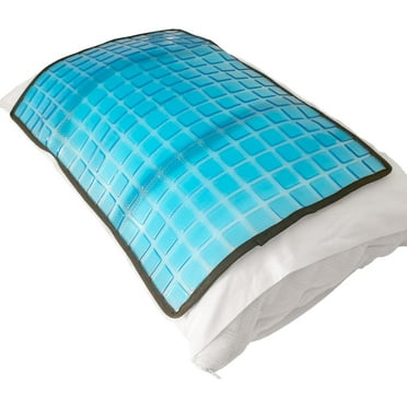 Cooling Pillow, Gel Pillow, Bed Chill Pad, Pepper Pad for Bed Cooling, Blue
