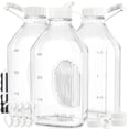 thumbnail image 1 of Botellas de agua de vidrio Syntic de 1,9 L con asa y tapa hermética, x3, 1 of 6