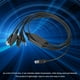 thumbnail image 4 of Programming Cable Durable Cable Conductor Precision Processes 2.5mm + 3.5mm Male Plug For MOTOROLA ANGGREK Otros, 4 of 8