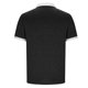 thumbnail image 5 of Blusa y camisa de manga corta con cuello vuelto para hombre, moda a rayas, botones, versátil, blusa de manga corta con cuello vuelto, abrigo de poliéster para hombre, 5 of 6