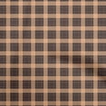 thumbnail image 1 of oneOone Cotton Cambric Rose Brown Fabric Tartan Sewing Craft Projects Fabric Prints By Yard 42 Inch Wide, 1 of 4