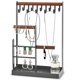 thumbnail image 1 of Soporte para joyas de ProCase, 20 x 10 x 32 cm, 4 niveles, organizador gris, 1 of 9