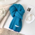 thumbnail image 2 of Yuanlong Winter Scarves Christmas Thicken Ribbed Knitted Plain Long Shawl Wraps Ladies Holiday Thermal Neck Gaiter Scarf, 2 of 3