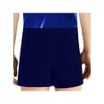 thumbnail image 2 of Jelory Kids Boys Athletics Shorts Cycling Costumes Slim Fit Contrast Color Shorts Gymnastics Sports Bottom Blue 16, 2 of 7