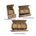 thumbnail image 3 of Elegant PU Leather Watch Holder Box Scratch Prevent 1/2/3 Slot Watch Container Travel Case Timepieces From Damage, 3 of 14