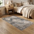 thumbnail image 2 of ODIKA 5'x7' Washable Area Rug Non-Slip, Chair-Friendly Neutral Vintage That Distressed Abstract Transitional Dining for Room, Under Table, Home Office, 2 of 7