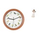 thumbnail image 5 of Reloj de pared con forma de pájaro cantor y ángel, escultura de querubín, figura de resina, reloj colgante decorativo, decoración para cocina, hogar,, 5 of 8