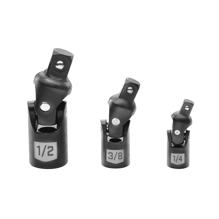Spring Socket Joint Chrome Vanadium Steel Tool Set LifCratms 3 Pcs Universal Joint Socket ...