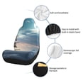 thumbnail image 6 of Cauagu Moonlit Sea Sailboat Print Car Seat Covers,Universal Automotive Seat Covers Car Seat Protectors Easy to Install Car Cover Car Accessories Auto rucks Van & SUV-1, 6 of 9