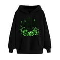 thumbnail image 2 of St. Patrick's Day Hoodie, Women's Long Sleeve Hoodies, Womens St. Patrick's Day Print Winter Hoodie Pullover Tops Long Sleeved Comfortable Hooded Sweatshirts, 2 of 5