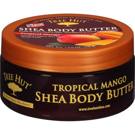 hut tree butter body shea mango tropical oz