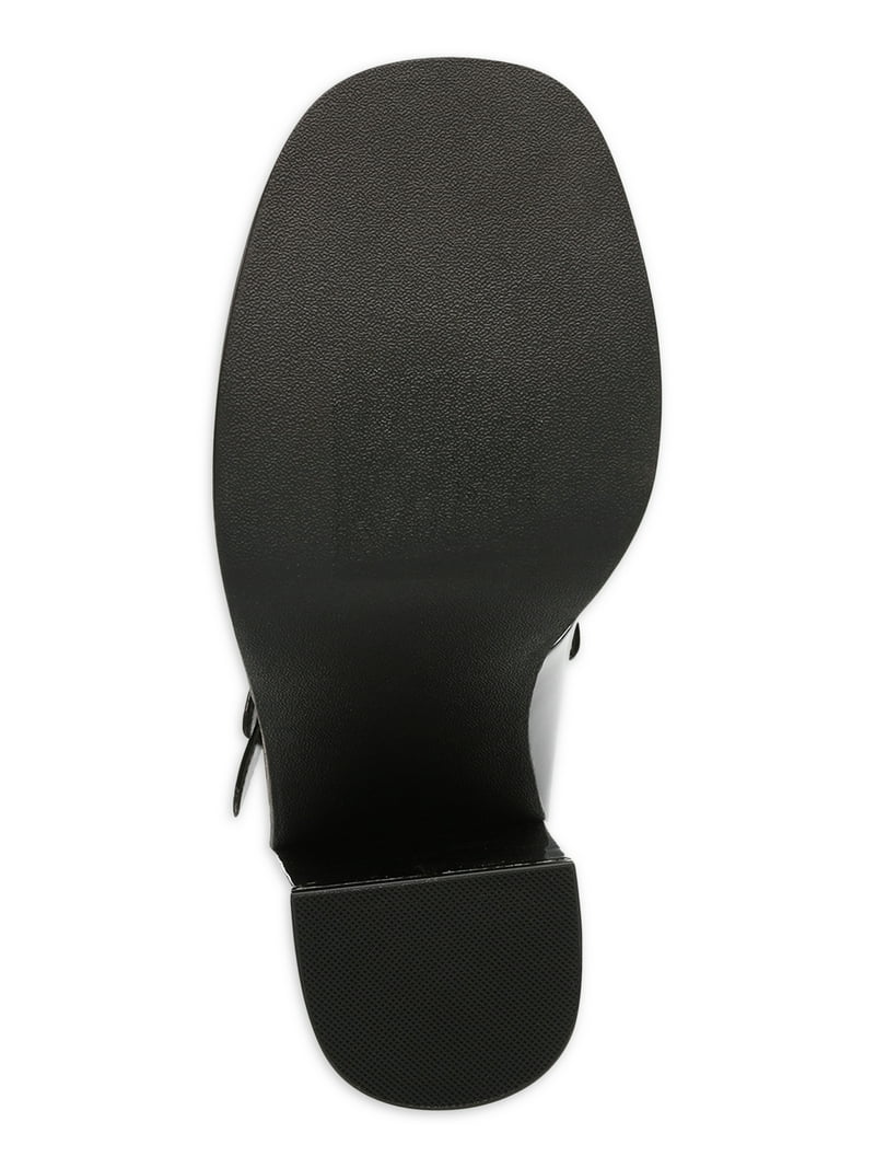 Steve Madden Womens Twice Patent Leather Platform Heels