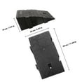 thumbnail image 2 of STRANDCHIC 1Set Prevent Scratches Triangle Shape Rubber Threshold Ramp for Car Ramp Pad 44.0x24.0x19.0in, 2 of 5