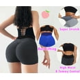 thumbnail image 2 of Finlin Womens High Waisted Workout Butt Lift Tigh Shorts Yoga Leggings, 2 of 7