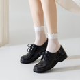 thumbnail image 3 of Calcetines con volantes transparentes Mcool Mary para mujer, 12 pares, color nude, 3 of 7