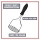 thumbnail image 5 of PIX-LINK Acero inoxidable 304 Patata Masher Manual Masher Cocina Gadget Patata Ajo Prensa PIX-LINK Gadgets de cocina, 5 of 6