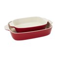 thumbnail image 4 of HENCKELS Ceramic 8 Piece Bakeware Set, Cherry, 4 of 10