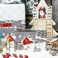 thumbnail image 2 of Christmas Silver Wrapping Paper Mini Roll for Boy Kid, Red Truck, Snowy Pine Forest & Grid Plaid, Silver Foil Reversible Design for Winter Holiday Family Gathering, 17 inches x 32.8 Feet, 2 of 7