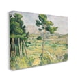 thumbnail image 3 of Stupell Industries Rural Green Scenery Distant Bridge Mountain Trees Painting Gallery Wrapped Canvas Print Wall Art, Design by Lettered and Lined, 3 of 7