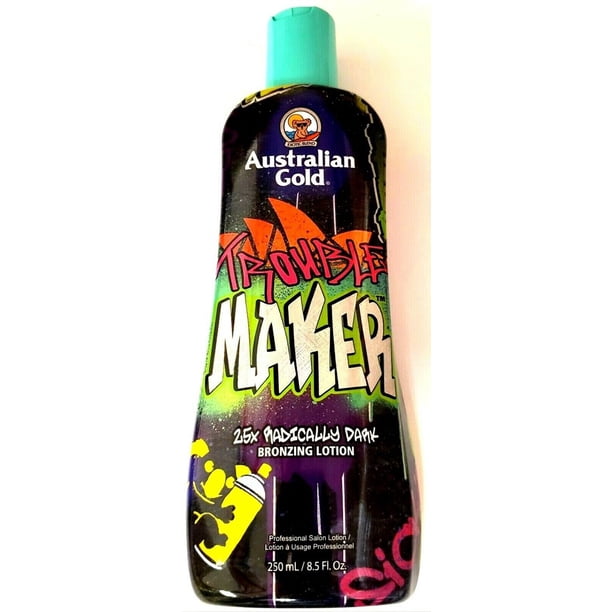 Australian Gold Trouble Maker 25x Dark Bronzer Indoor Outdoor
