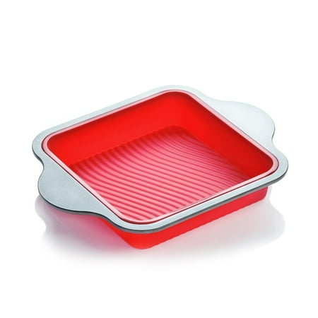 

Boxiki 8.5 in x 8.5 in Nonstick Silicone Cake Pan
