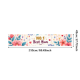 thumbnail image 1 of Floral Patterned Best Mum Banner Party Decorations Backdrop Background Mother Day Celebration Family Gathering Photo Props, 1 of 4