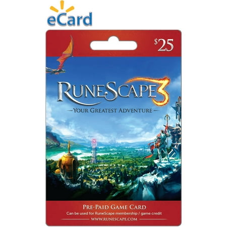 Jagex RuneScape - $25 card (Email Delivery) (25 Best Pc Games)