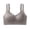 Purple, variant on Lmueinov Wireless Bras for Women Embossed Floral Knit Minimizer Bra Deep V Neck Wide Straps Side Smoothing Stretch Fit Casual Seamless Bra, M to 3XL
