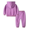 thumbnail image 4 of Hessimy Toddler Boys Girls Spring Summer Thermal Underwear Long Pants Base Layer Soft Comfy Outfits(Purple,6-12 Months), 4 of 6