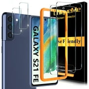 4 Pack UniqueMe 2 Pack Screen Protector Compatible for Samsung Galaxy S21 FE 5G (6.41 inch) [Not Fit For Samsung Galaxy