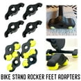 thumbnail image 2 of Bike Stand Rocker Feet Adapters 4-Piece Set PC Material Adjustable Stability Ball for Indoor Cycling Trainer, 2 of 7