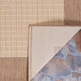 thumbnail image 2 of Couristan Recife Checkered Field Indoor/Outdoor Area Rug, 7'6", Natural-Cocoa, 2 of 2
