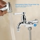 thumbnail image 4 of Grifo de agua Jadeshay de lavabo de Plástico galvanizado Doble manija, 4 of 10