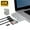 Silver, variant on USB C Hub, EQUIPD Aluminum 5 in 1 USB Type C to 4K HDMI Multiport Adapter, Thunderbolt 3, USB 3.0 Port, SD/Micro SD Card Reader USB C Hub for MacBook Pro/Air/M1 (Gray)