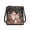 Black Santa Snowman Tree Print, variant on Bow Goose Snowflake Print Crossbody Purse for Women, PU Leather Shoulder Handbag with Adjustable Strap, Cute Satchel for Holiday, Lovely Gift for Mom Wife Girlfriend