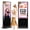 4K TouchScreen Black, variant on MWE 49 Inch Digital Signage Display, Indoor Floor Standing Advertising Display Kiosk Android System,Commercial LCD Totem Support HDMI-in,Free Customization Stickers and Lifetime CMS System(Black)