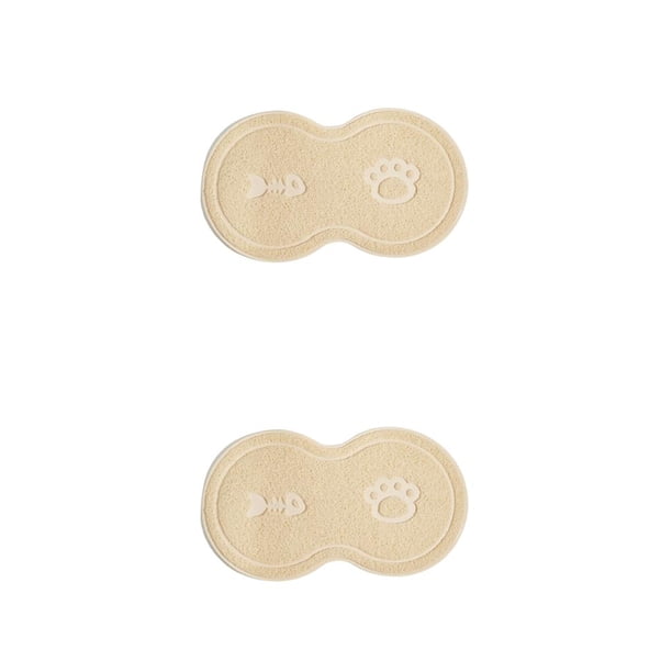 Alfombra para mascotas Methold PVC fácil de limpiar duradera cómoda portátil color Beige